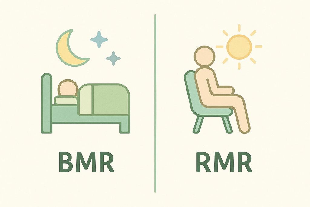 تفاوت RMR با نرخ متابولیسم پایه (BMR) چیست؟